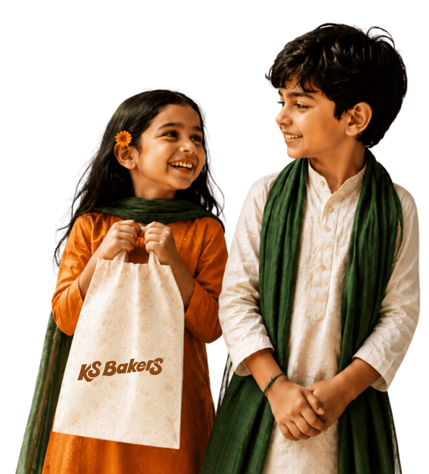 Children celebrating Independence Day